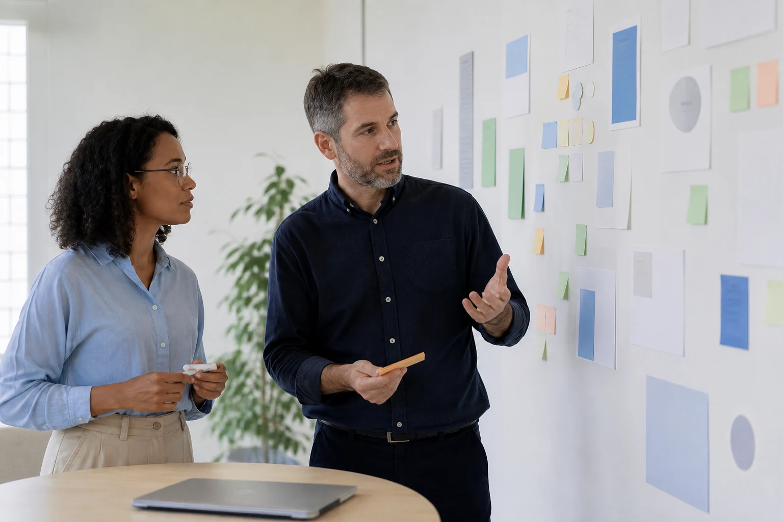 Technology advisers organizing a practical readiness plan with a client
