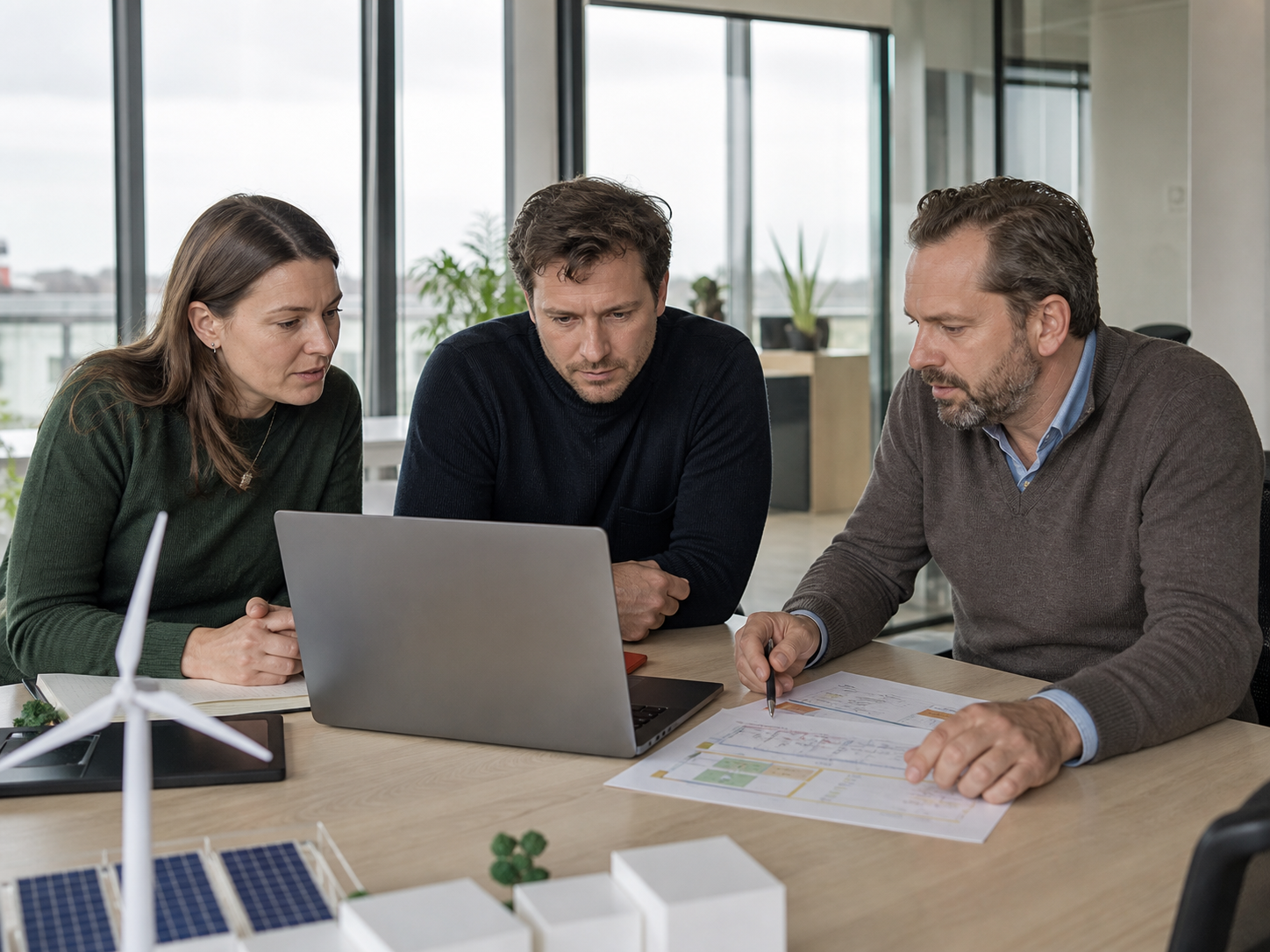 Amsterdam renewable-energy professionals reviewing security and recovery priorities