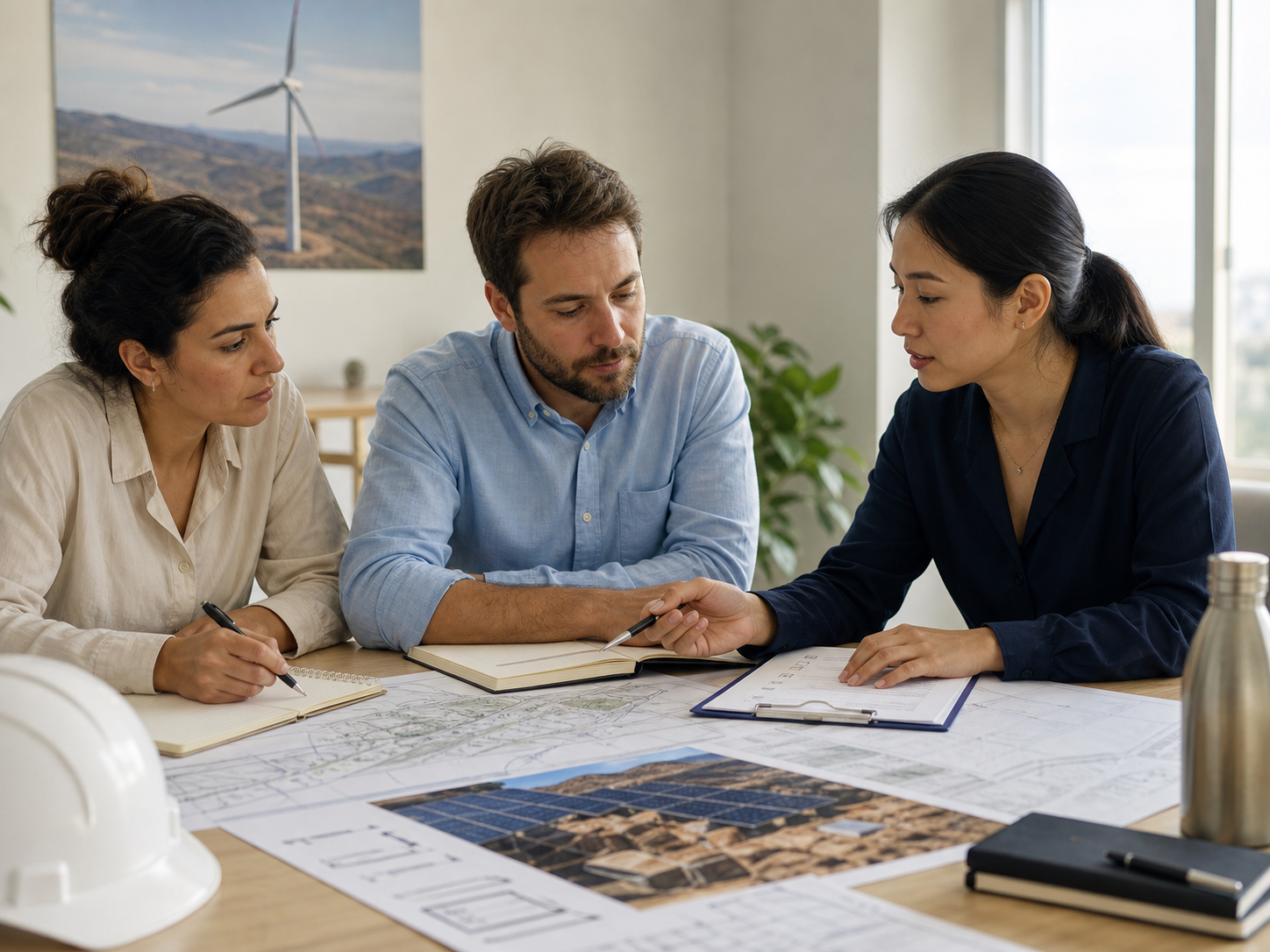 Athens renewable-energy professionals reviewing security and recovery priorities
