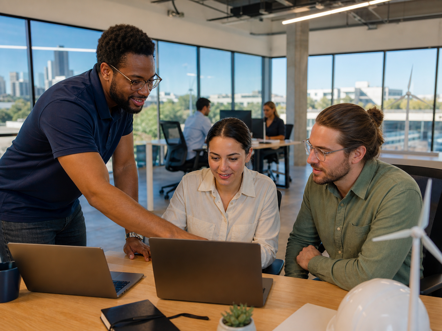 Austin colleagues onboarding a user and resolving a managed IT support issue