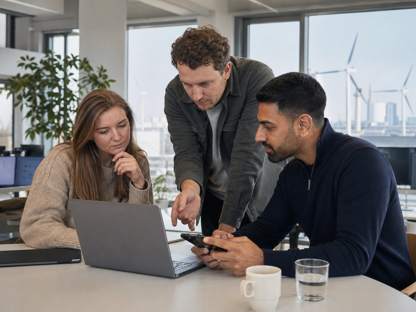 Copenhagen colleagues onboarding a user and resolving a managed IT support issue
