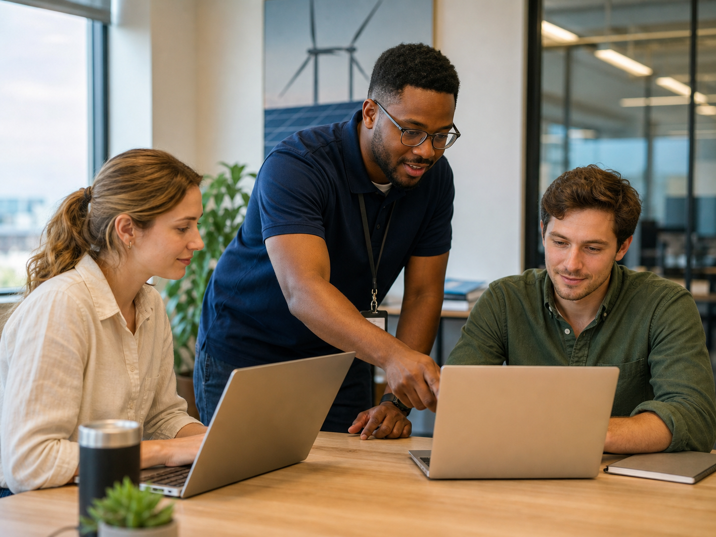 Dallas colleagues onboarding a user and resolving a managed IT support issue