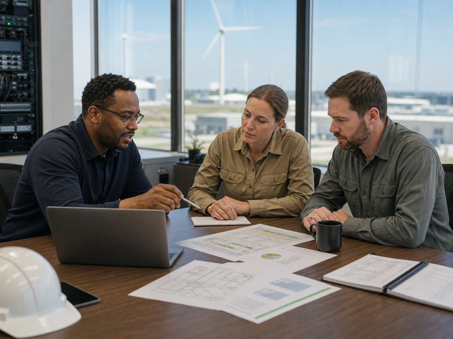 Fort Worth renewable-energy professionals reviewing security and recovery priorities