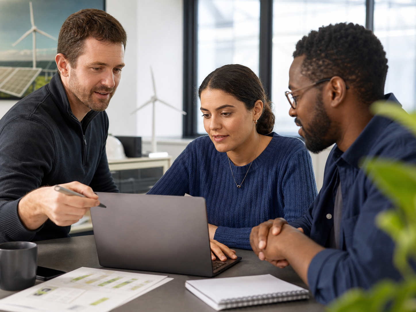 Frankfurt colleagues onboarding a user and resolving a managed IT support issue