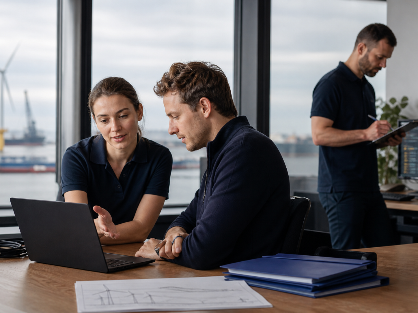 Hamburg colleagues onboarding a user and resolving a managed IT support issue