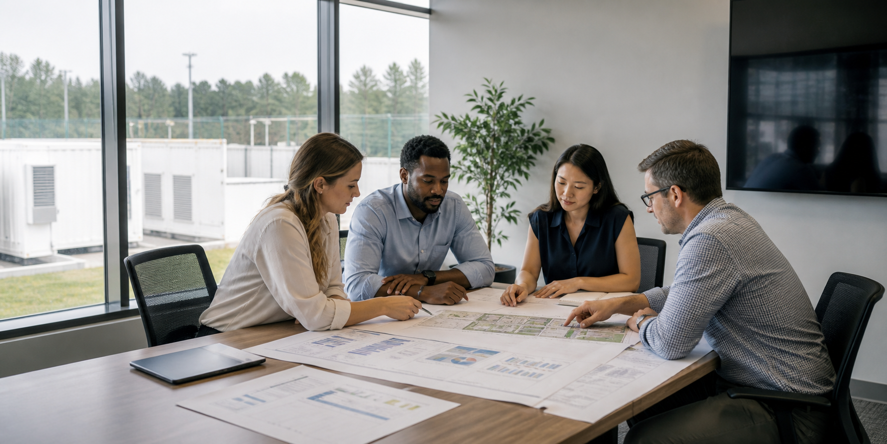 Jacksonville renewable-energy project team connecting customer, utility, and supplier work