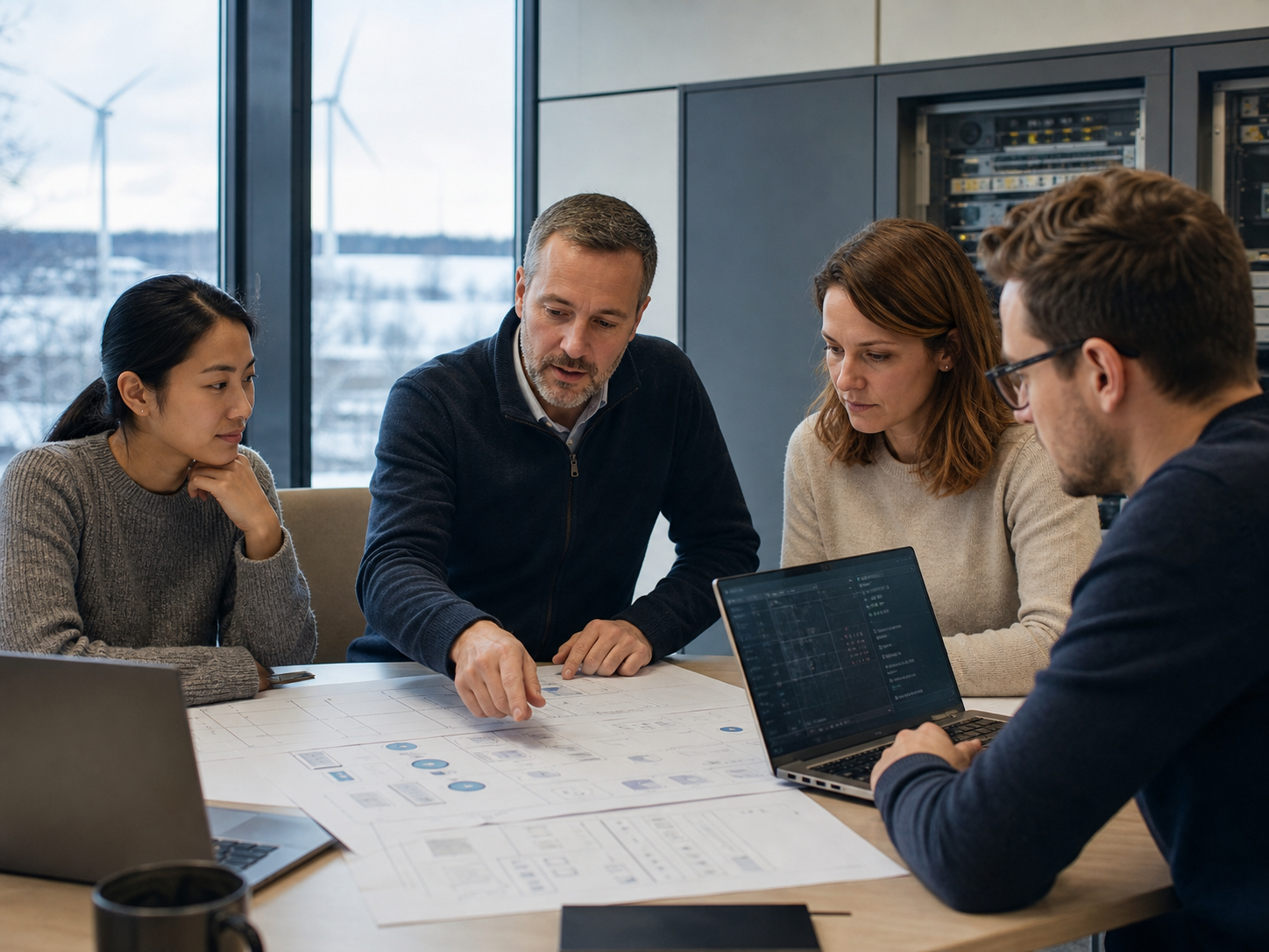 Krakow renewable-energy professionals reviewing security and recovery priorities