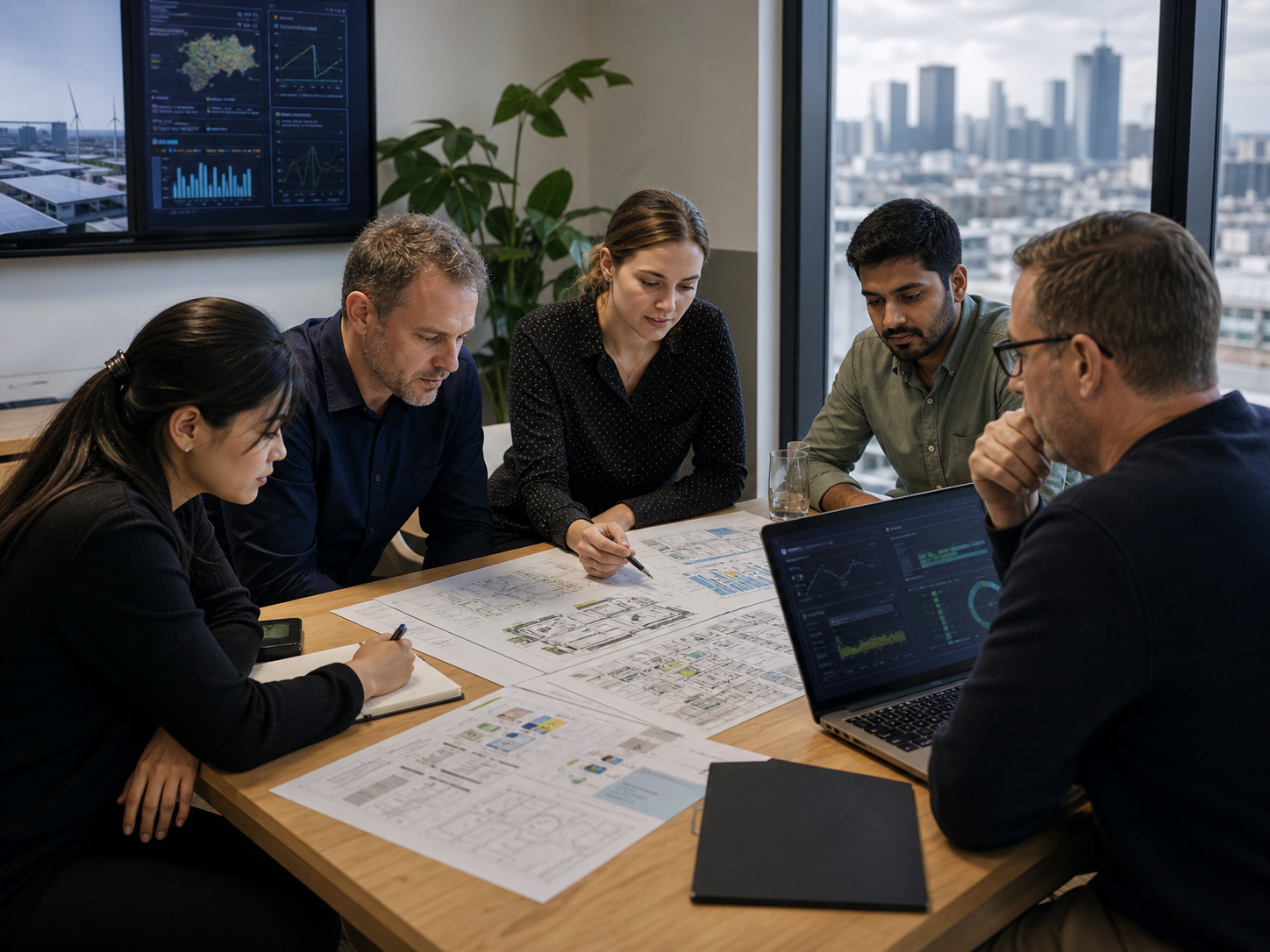 Melbourne renewable-energy professionals reviewing building security and recovery priorities