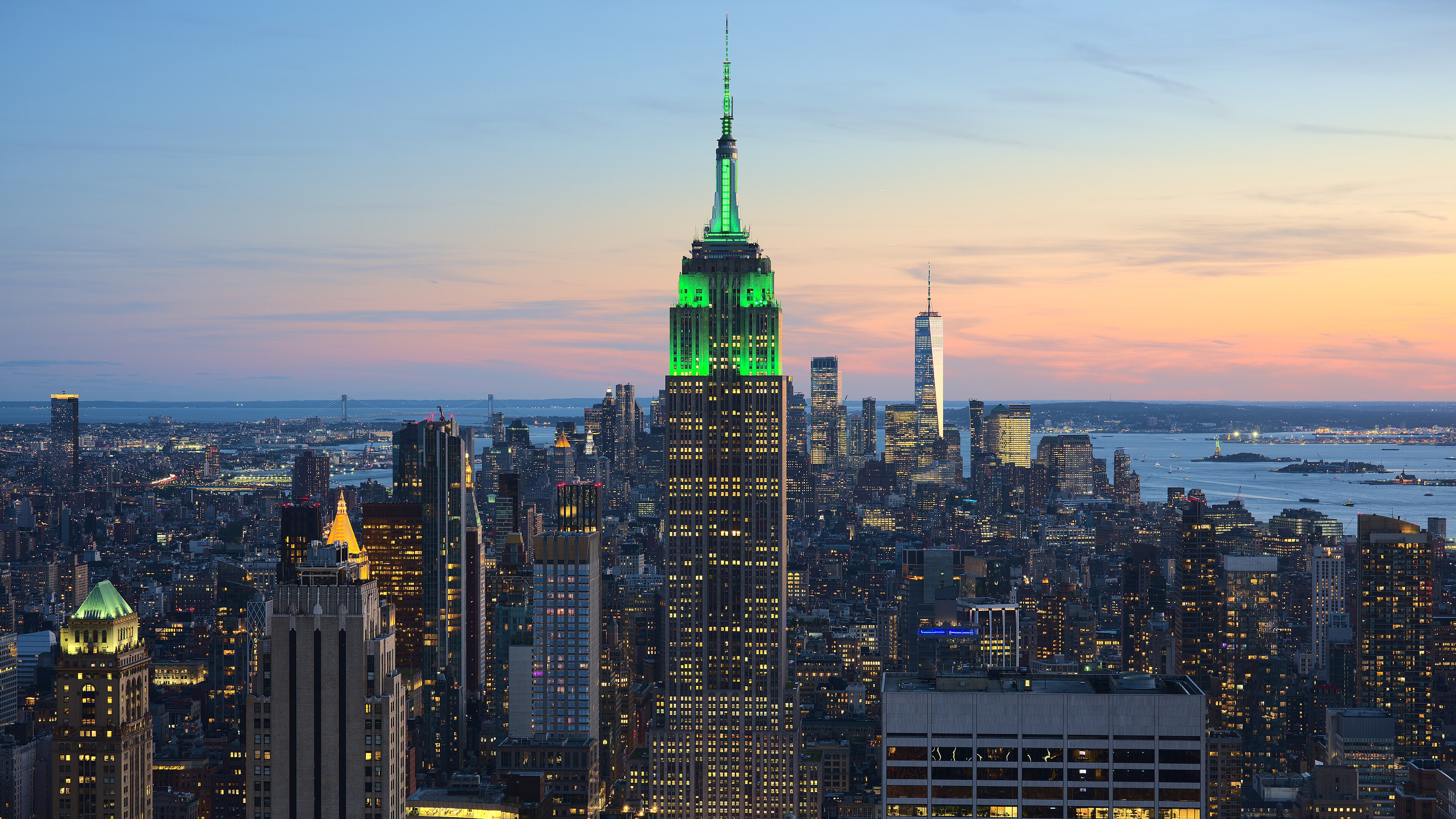 New York City skyline with the Empire State Building for the AI agency service area page