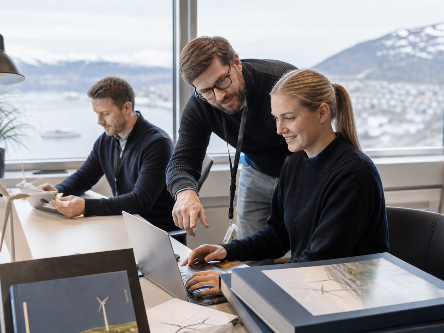 Oslo colleagues onboarding a user and resolving a managed IT support issue