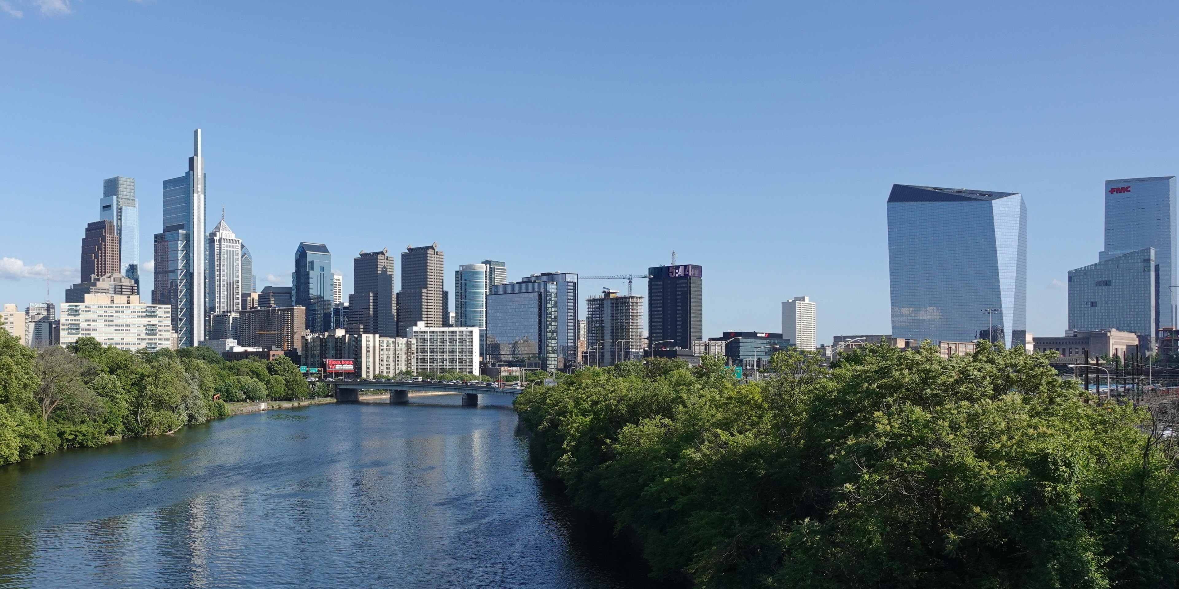 Philadelphia skyline for the AI agency service area page