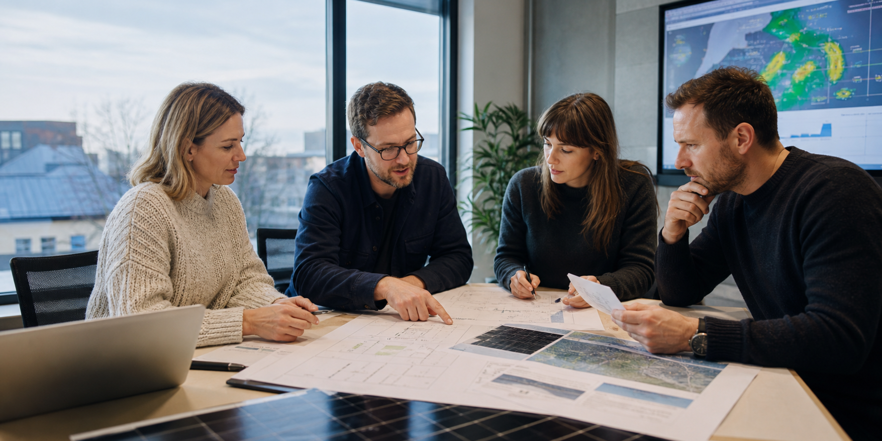 Riga renewable-energy project team connecting Latvian and Baltic work