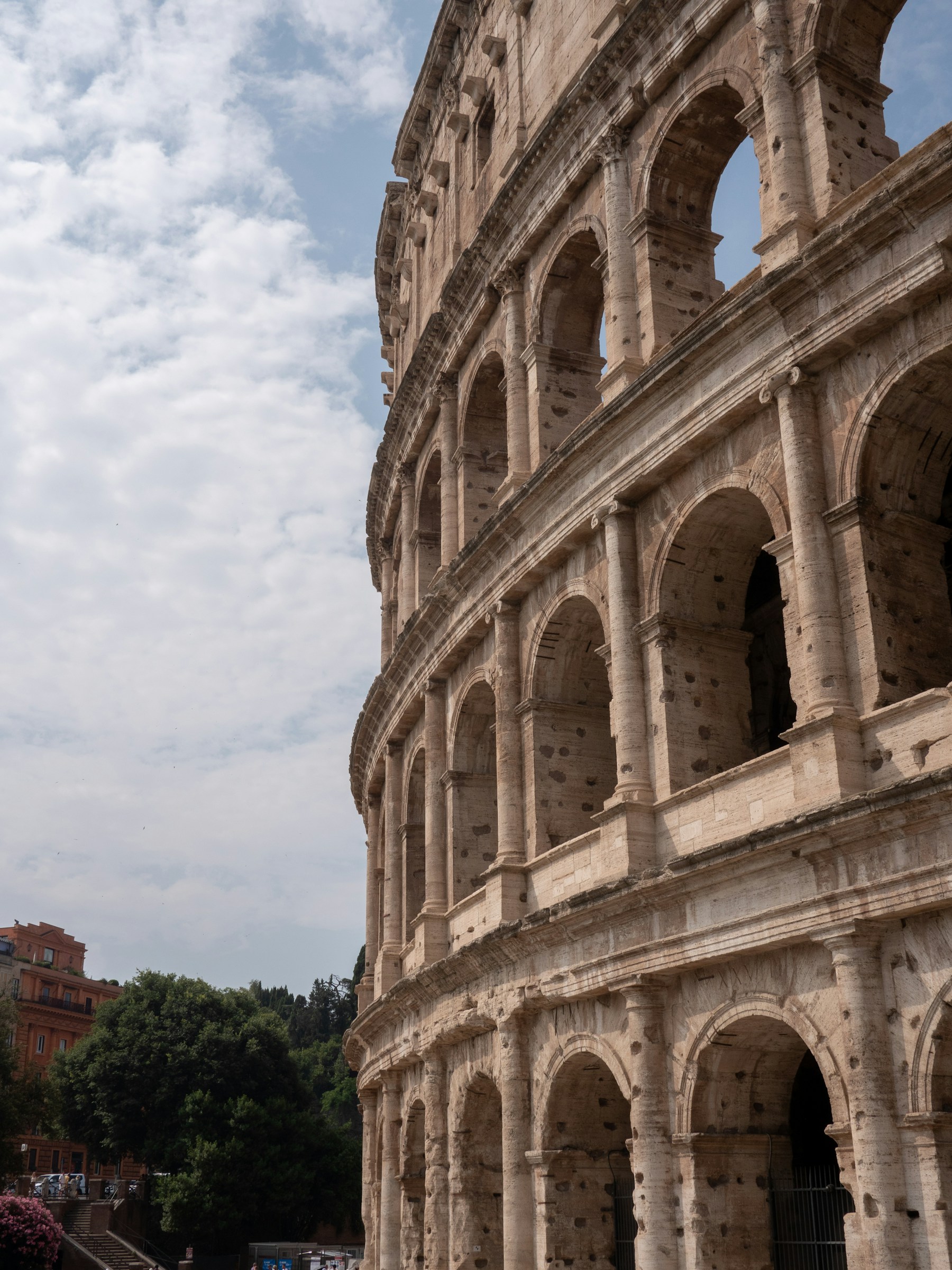 Rome Colosseum photographed in daylight for the AI agency service area page
