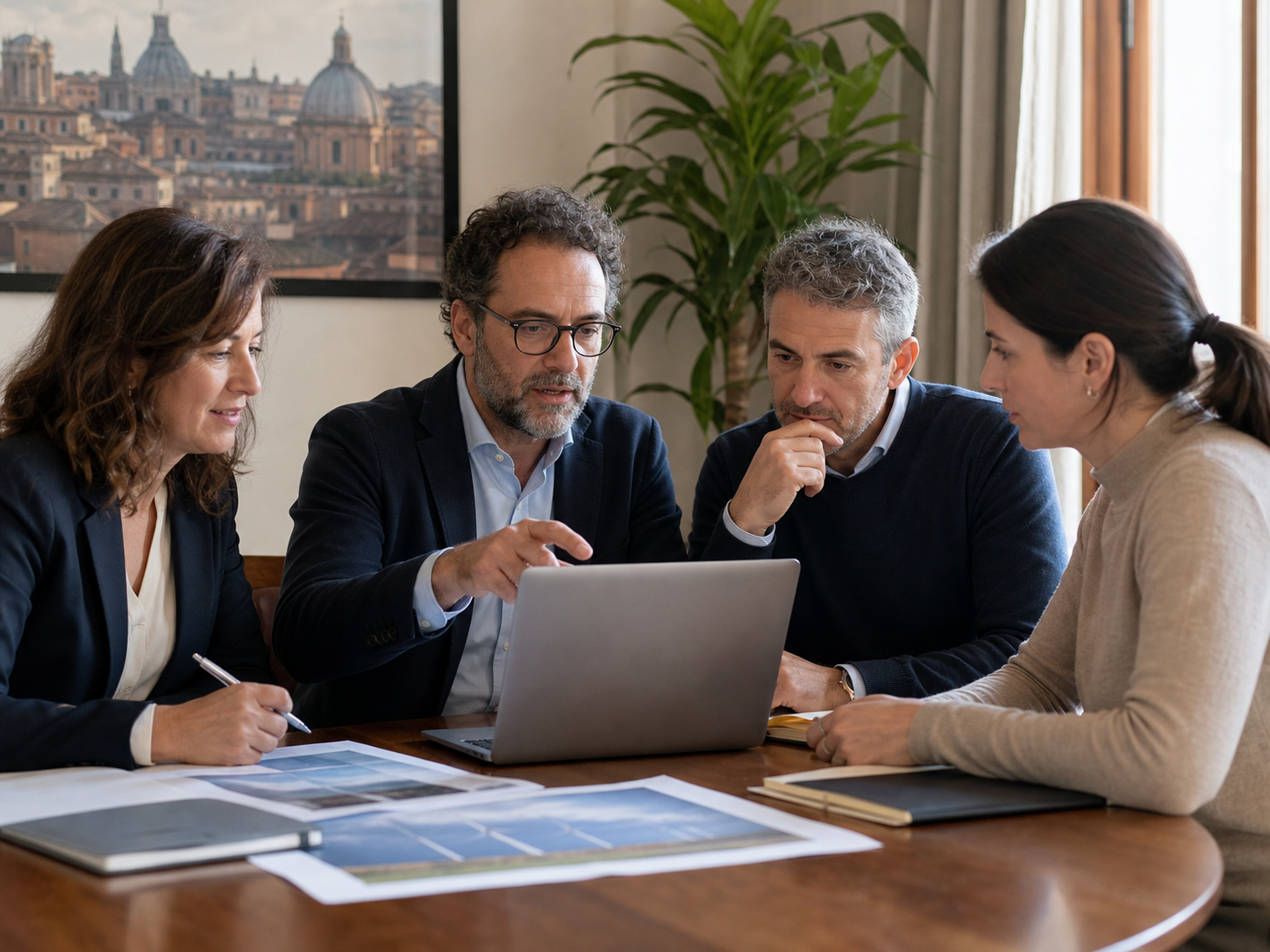 Rome renewable-energy professionals reviewing security and recovery priorities
