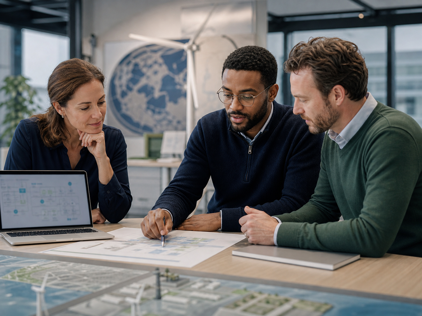 Rotterdam renewable-energy professionals reviewing security and recovery priorities