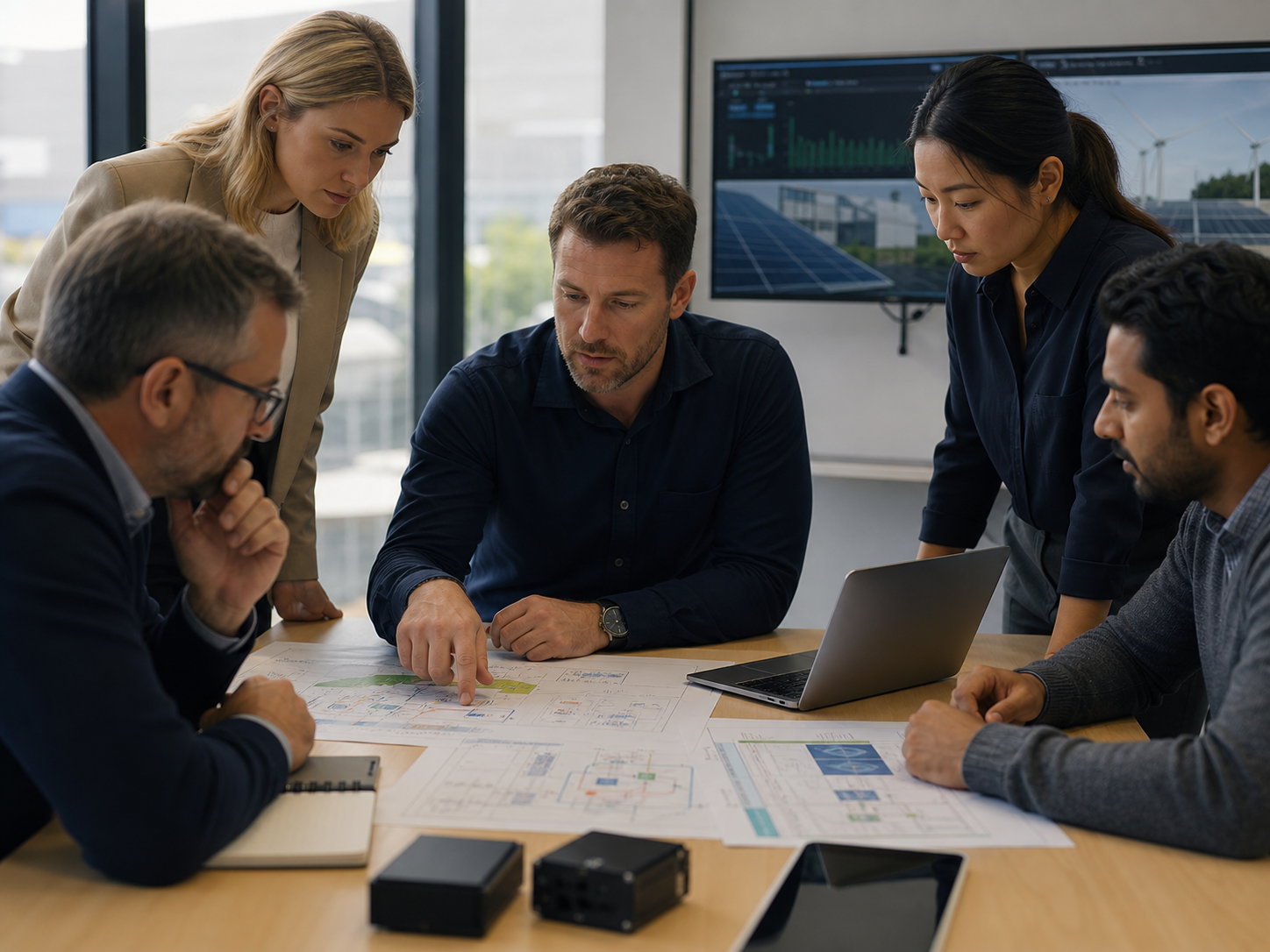 Sydney renewable-energy professionals reviewing network security and recovery priorities