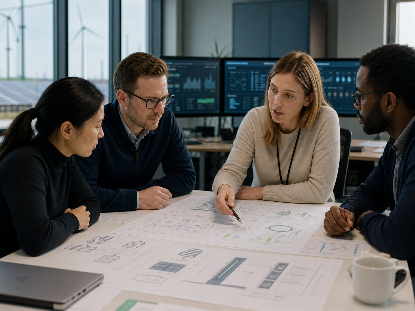 Tallinn renewable-energy professionals reviewing security and recovery priorities