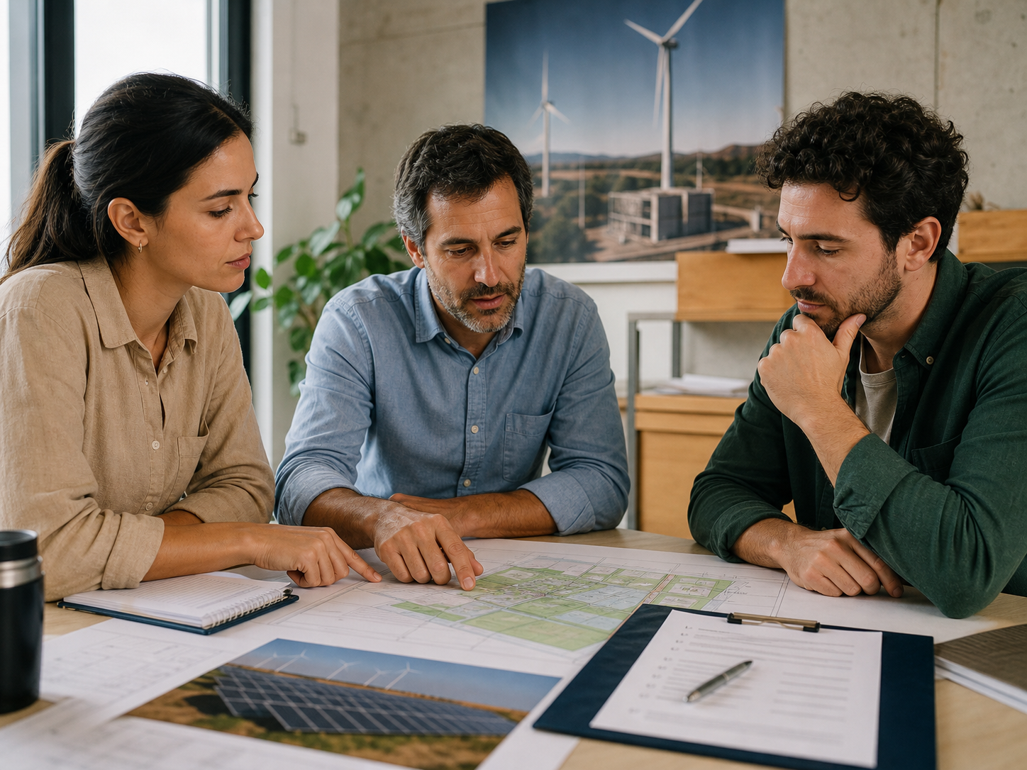 Valencia renewable-energy professionals reviewing security and recovery priorities