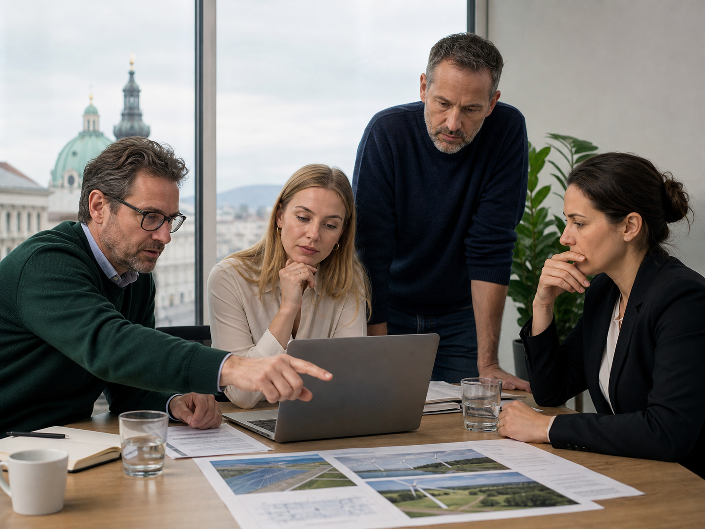 Vienna renewable-energy professionals reviewing security and recovery priorities