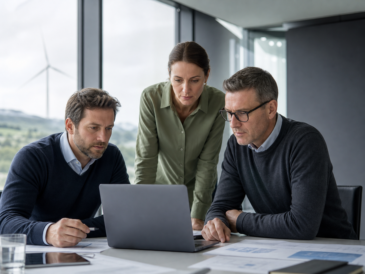 Zurich renewable-energy professionals reviewing security and recovery priorities